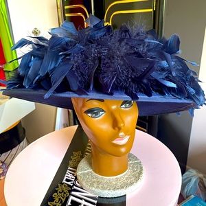 BLACK FRIDAY SPECIAL: Church Hat - Navy Blue